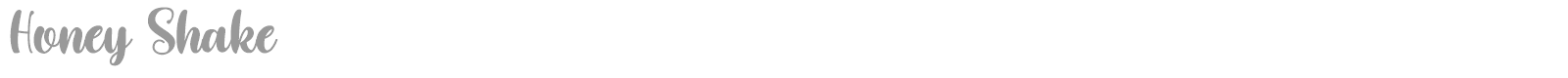 Honey Shake font preview